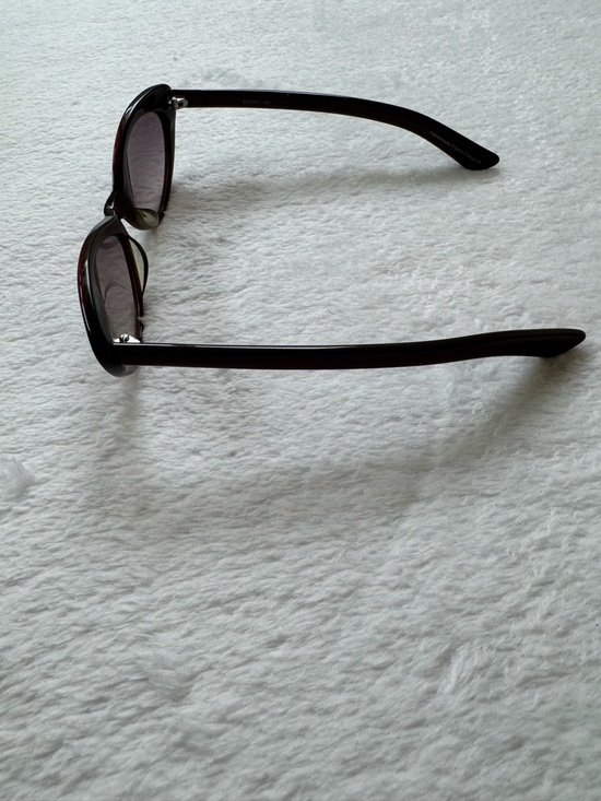 Norma Kamali Cat Eye Sunglasses in Dark Maroon